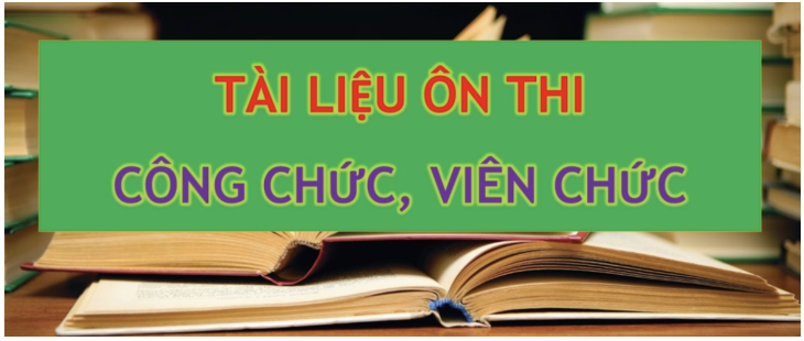 48 câu hỏi ôn thi công chức chức danh văn hóa xã hội